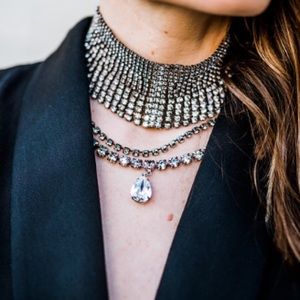 [SOLD]Auth DYLANLEX REMI Swarovski Choker Necklace